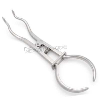 Rubber dam Brewer forceps