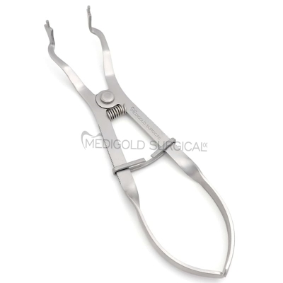 Rubber dam forceps 17 cm